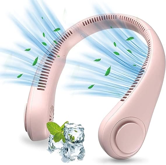 Hands-Free Portable Neck Fan – Powerful Cooling Anywhere 🧊