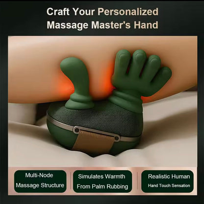 Heated Pillow Neck And Back Massager, Bionic Neck Shoulder Massager, Electric Kneading Muscles Massager