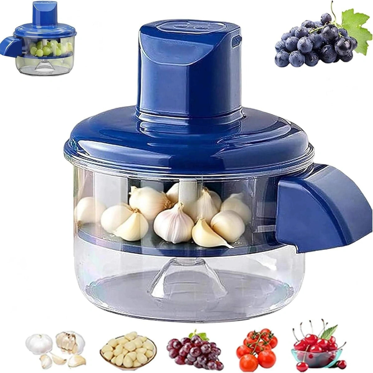 Electric Grape & Garlic Peeler Machine – Automatic Fruit & Garlic Skin Remover | Fast Peeling Kitchen Gadget for Home Use